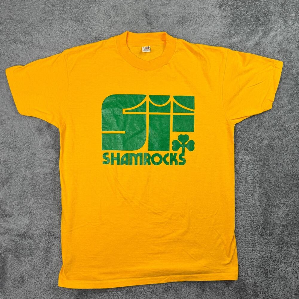 San Francisco Shamrocks Vintage Hockey T Shirt Hanes Beefy T USA Youth XL